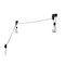 Leisure Sports Kayak Storage Hoist Pulley Strap System to Lift Canoes, SUPs, Ladders to the Ceiling 332999ORE - alternate 2